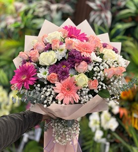 Buket, gül , papatya , karışık buket , burhaniye çiçek