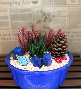 Seramik obje , burhaniye çiçek , burhaniye çiçekçisi