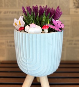 Teraryum , seramik çiçek , seramik obje , burhaniye çiçekçi